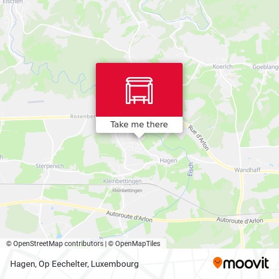 Hagen, Op Eechelter map