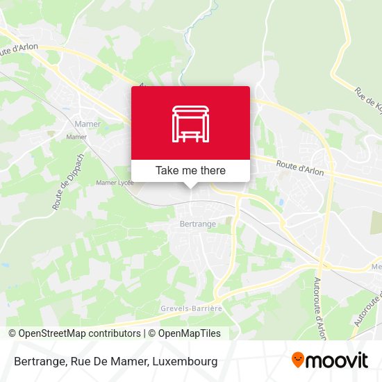 Bertrange, Rue De Mamer map