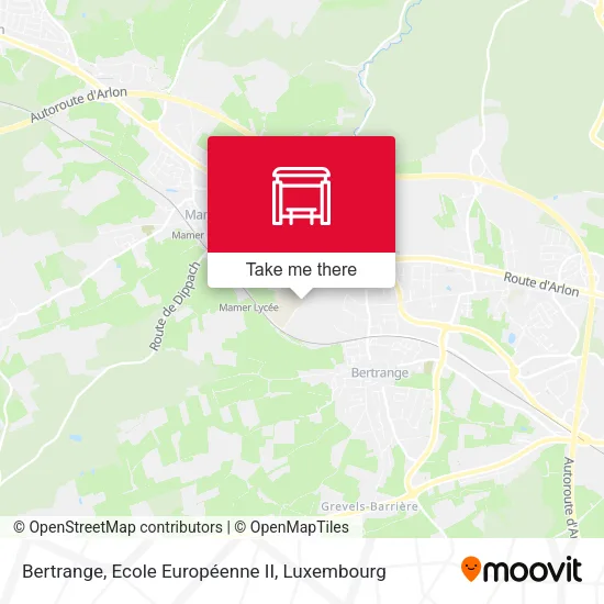 Bertrange, Ecole Européenne II map