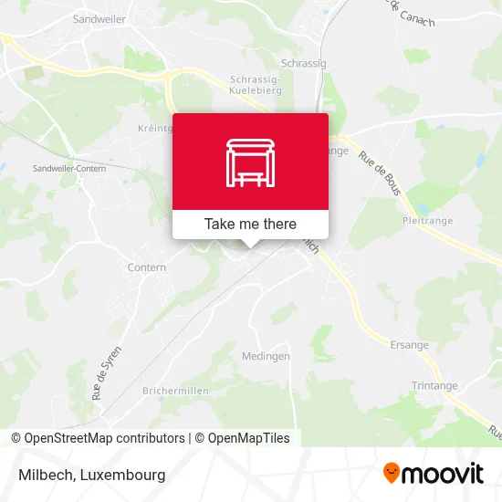 Milbech map