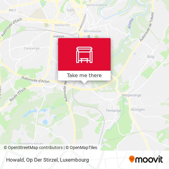 Howald, Op Der Stirzel map