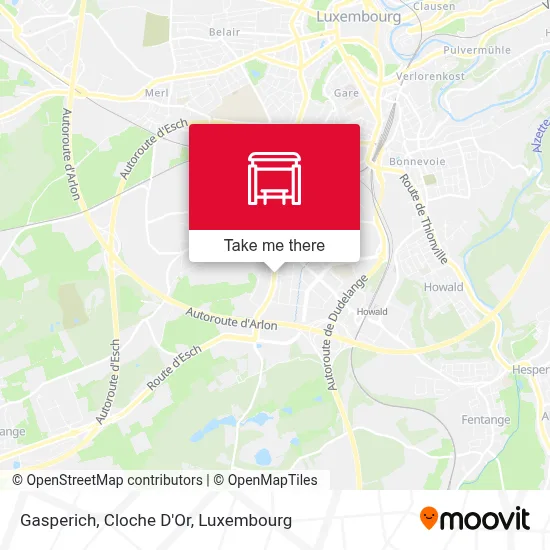 Gasperich, Cloche D'Or map