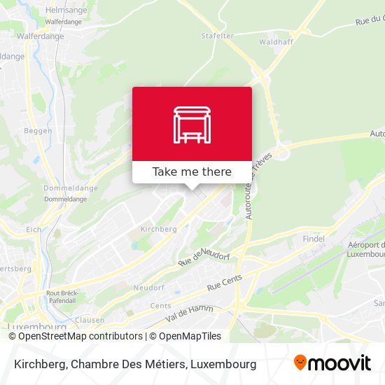 Kirchberg, Chambre Des Métiers map