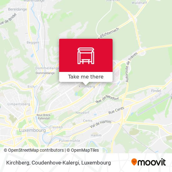 Kirchberg, Coudenhove-Kalergi map