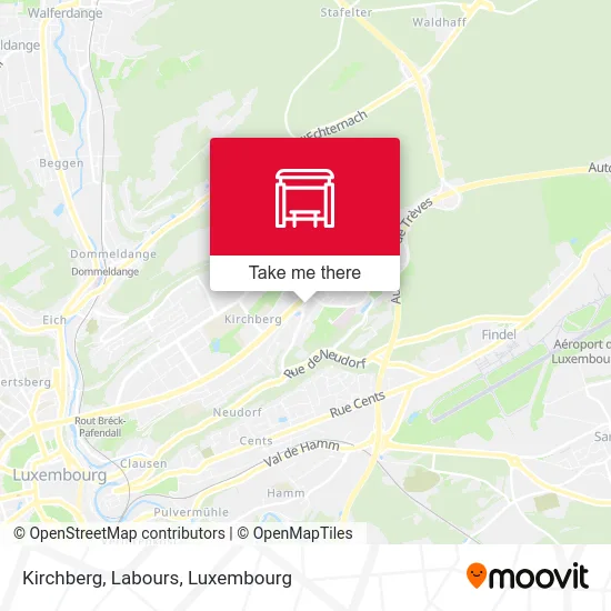 Kirchberg, Labours map