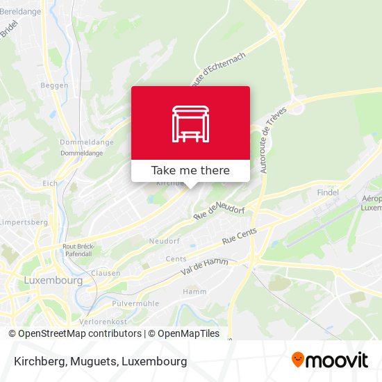 Kirchberg, Muguets Karte