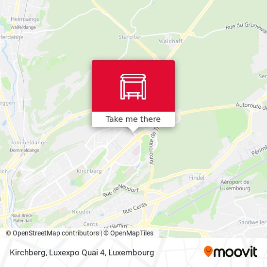 Kirchberg, Luxexpo Quai 4 map