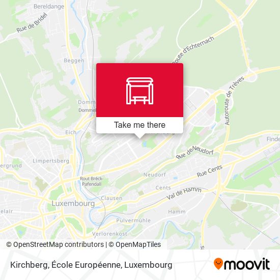 Kirchberg, École Européenne map