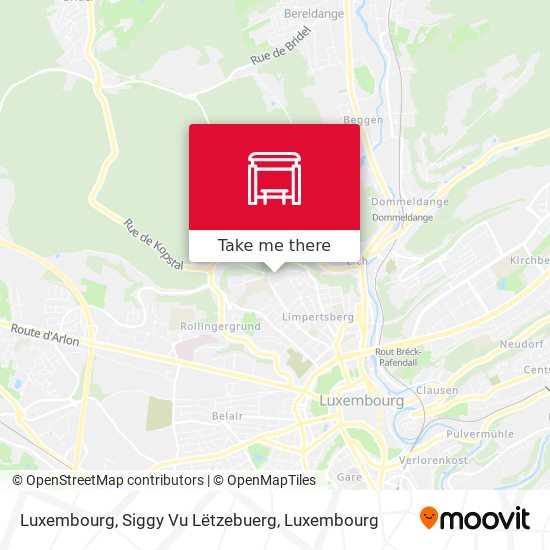 Luxembourg, Siggy Vu Lëtzebuerg map