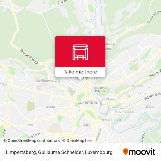 Limpertsberg, Guillaume Schneider Karte