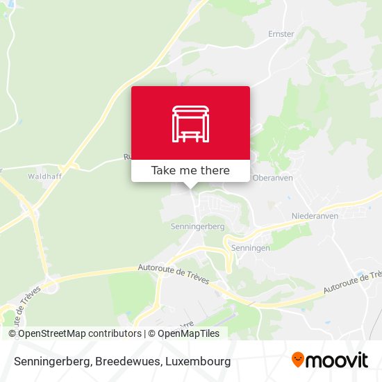 Senningerberg, Breedewues Karte