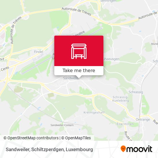 Sandweiler, Schiltzperdgen Karte