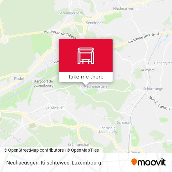 Neuhaeusgen, Kiischtewee map