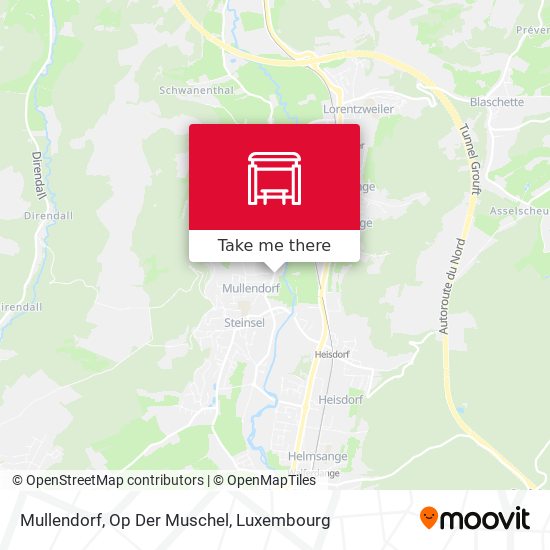 Mullendorf, Op Der Muschel Karte