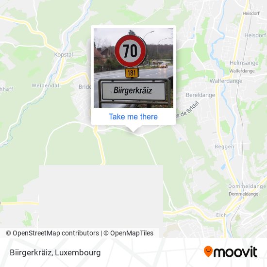 Biirgerkräiz map