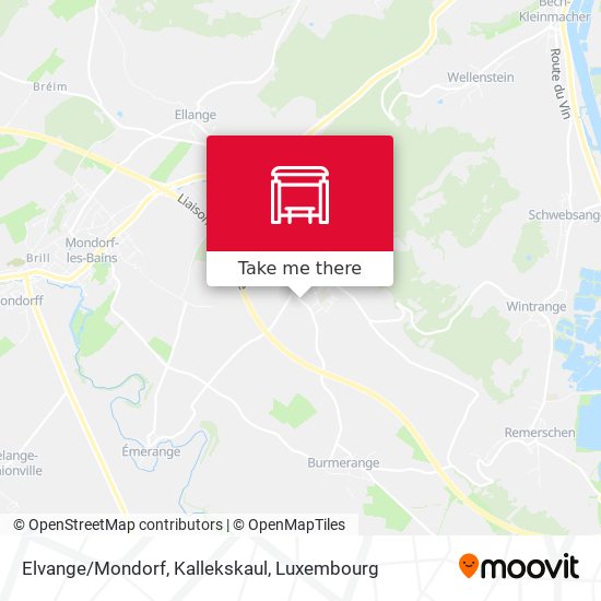 Elvange/Mondorf, Kallekskaul Karte