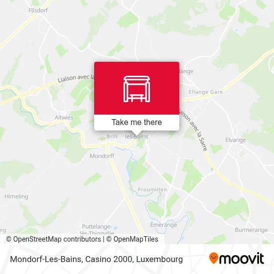 How to get to Mondorf, Casino 2000 in Mondorf-Les-Bains by Bus or ...