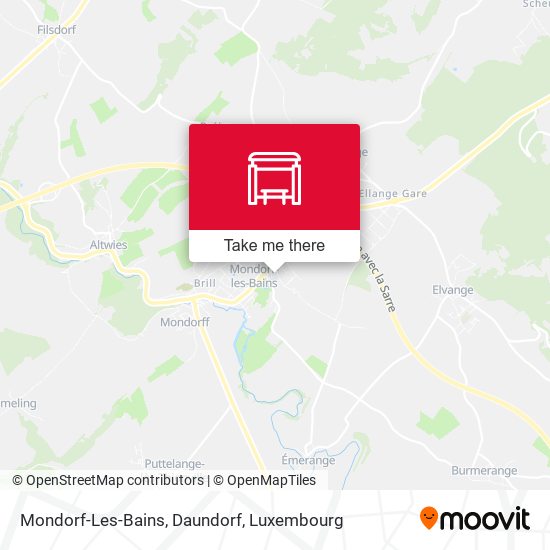 Mondorf-Les-Bains, Daundorf map