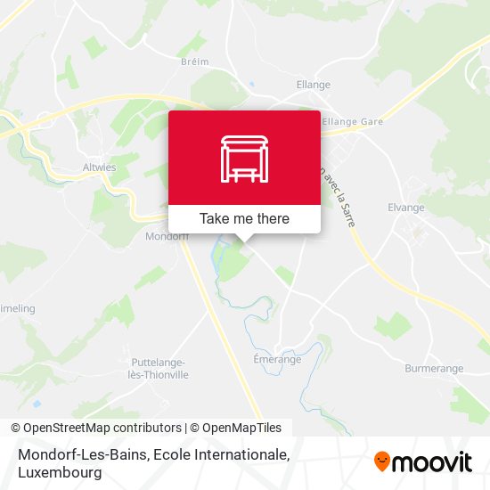 Mondorf-Les-Bains, Ecole Internationale map
