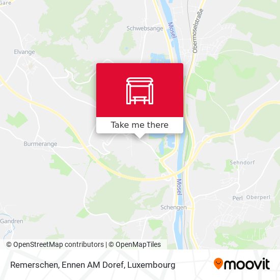 Remerschen, Ennen AM Doref map