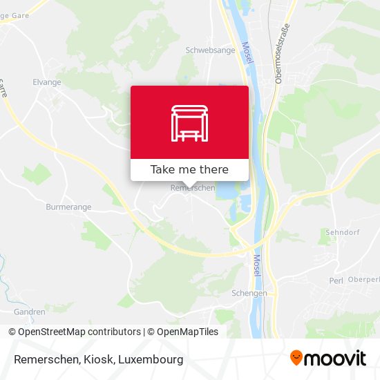 Remerschen, Kiosk map
