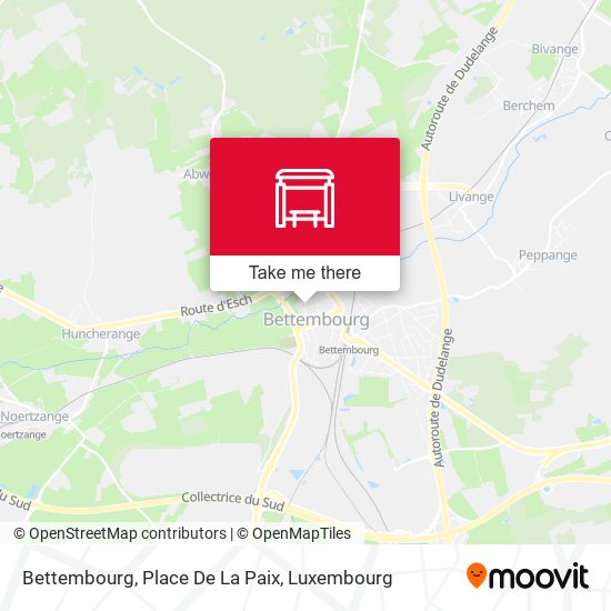 Bettembourg, Place De La Paix map