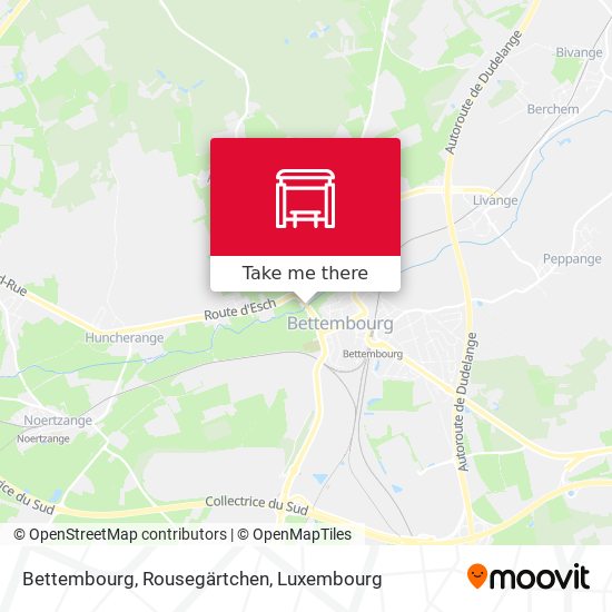 Bettembourg, Rousegärtchen map