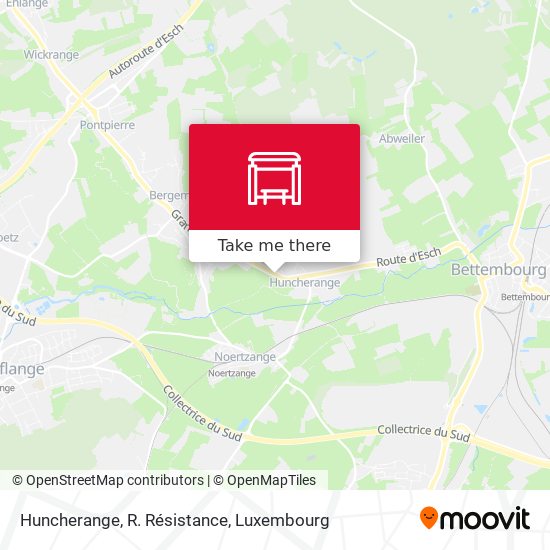 Huncherange, R. Résistance map