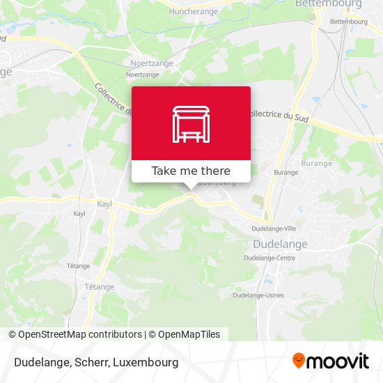 Dudelange, Scherr map