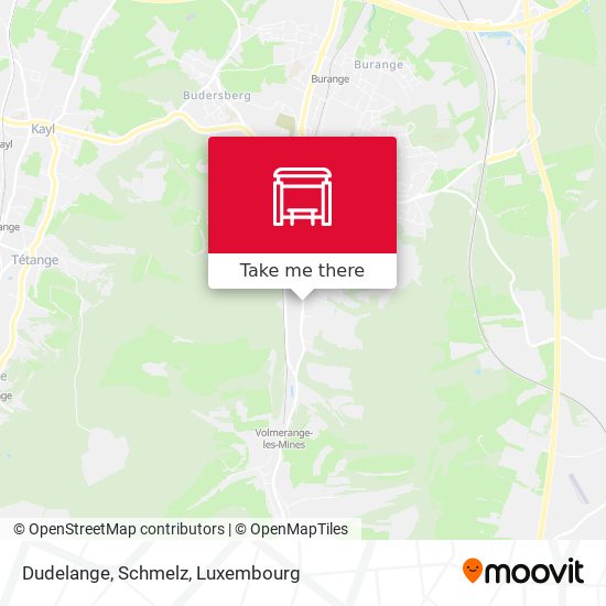 Dudelange, Schmelz map