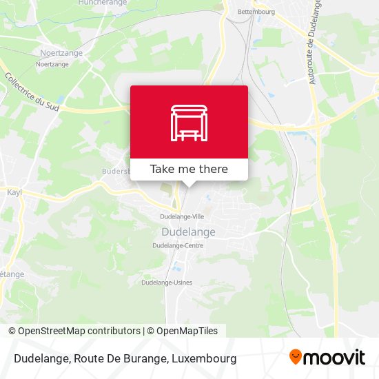 Dudelange, Route De Burange map