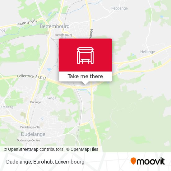 Dudelange, Eurohub map