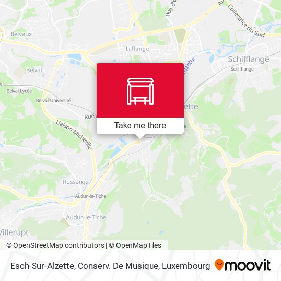 Esch-Sur-Alzette, Conserv. De Musique map