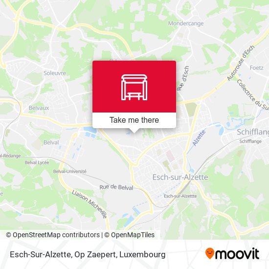 Esch-Sur-Alzette, Op Zaepert map