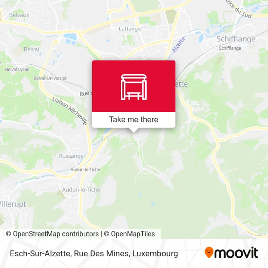 Esch-Sur-Alzette, Rue Des Mines map