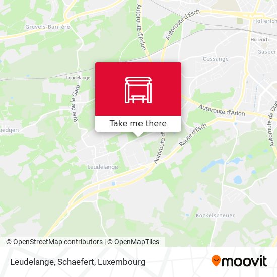 Leudelange, Schaefert Karte