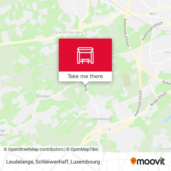 Leudelange, Schléiwenhaff map