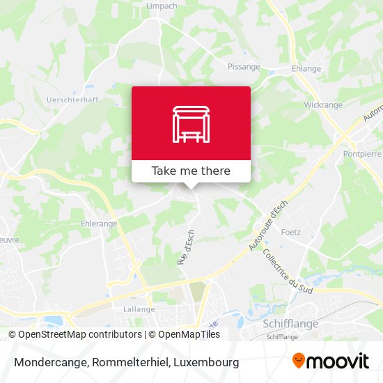Mondercange, Rommelterhiel map