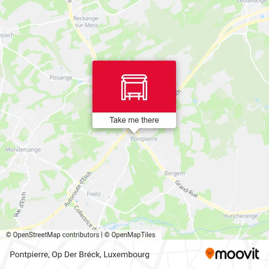 Pontpierre, Op Der Bréck map