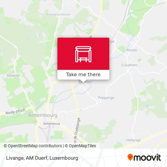 Livange, AM Duerf map