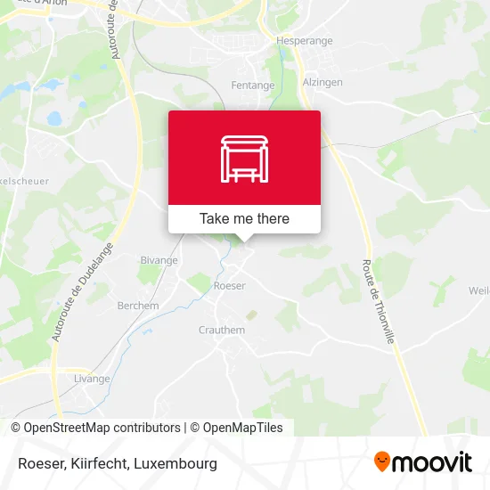 Roeser, Kiirfecht map