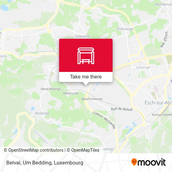 Belval, Um Bedding map