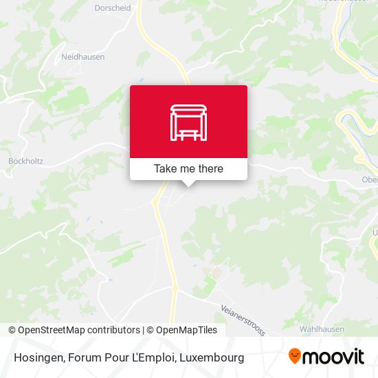 Hosingen, Forum Pour  L'Emploi map
