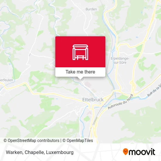 Warken, Chapelle map