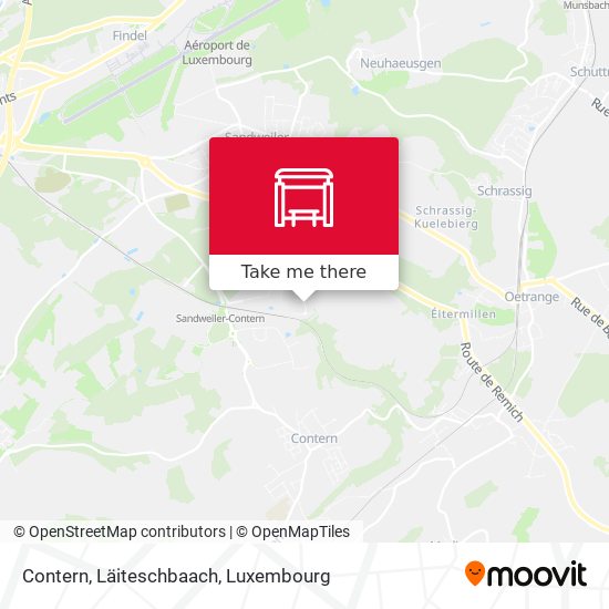 Contern, Läiteschbaach map