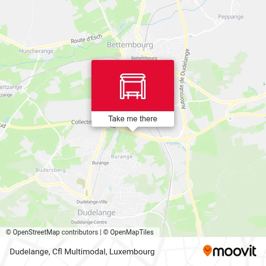 Dudelange, Cfl Multimodal map