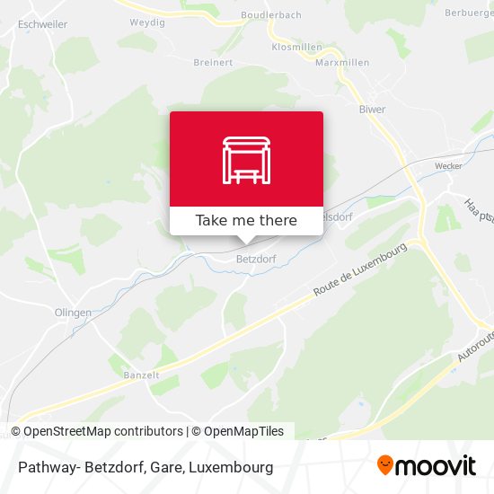 Pathway- Betzdorf, Gare map