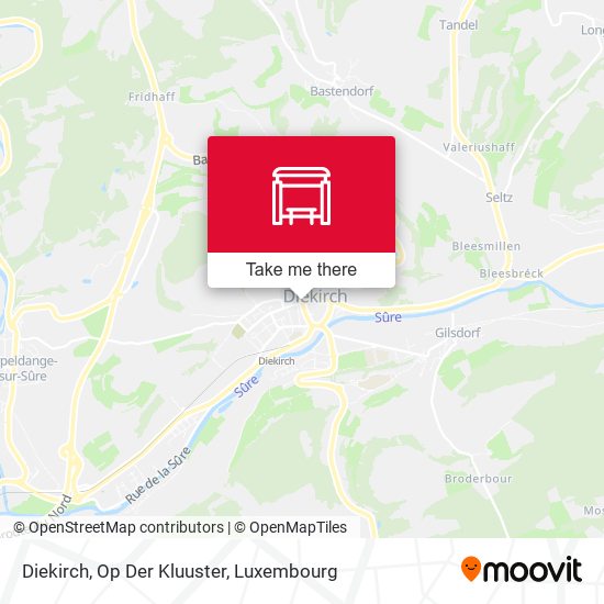 Diekirch, Op Der Kluuster map