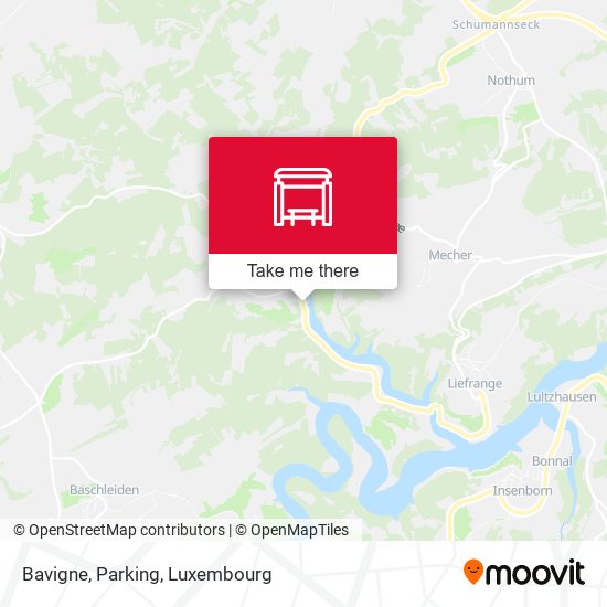 Bavigne, Parking map