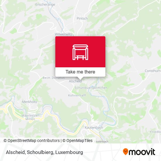 Alscheid, Schoulbierg Karte